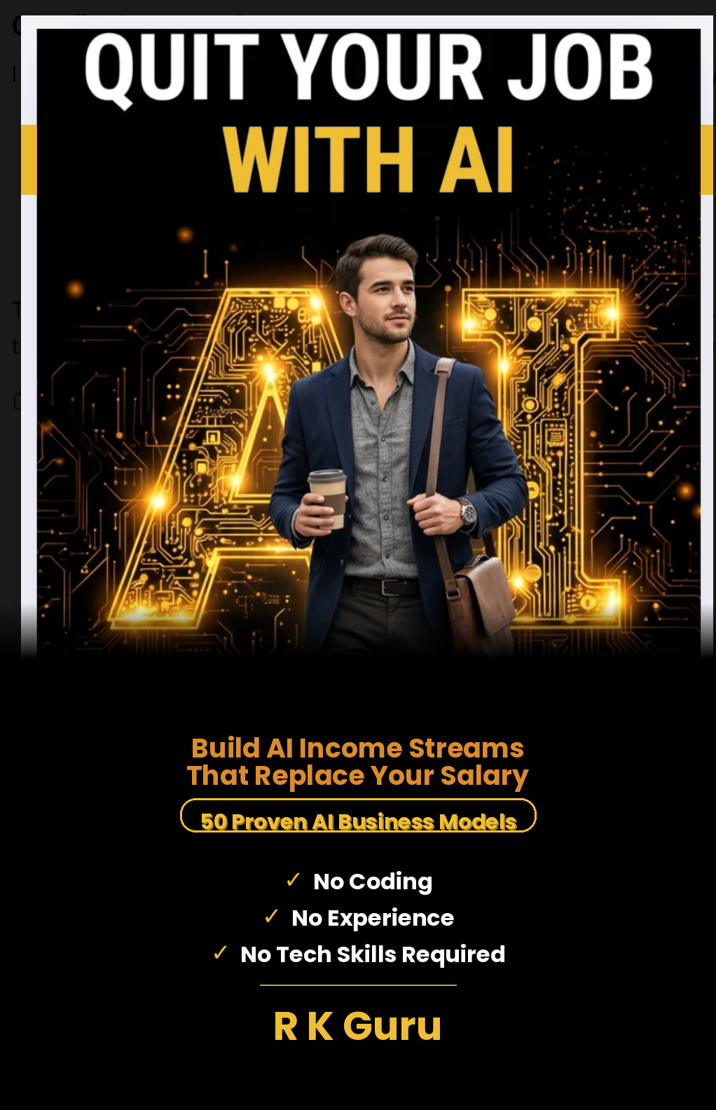 Quit Your Job With AI — book cover